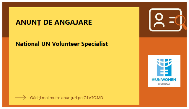 National UN Volunteer Specialist