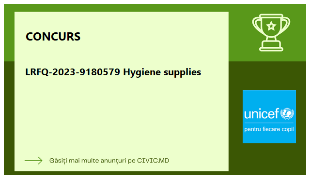 LRFQ-2023-9180579 Hygiene supplies