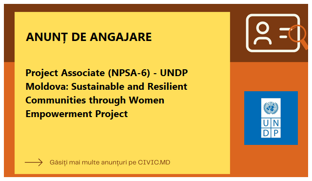 UNDP Moldova: Sustainable and Resilient Communities through Women Empowerment Project