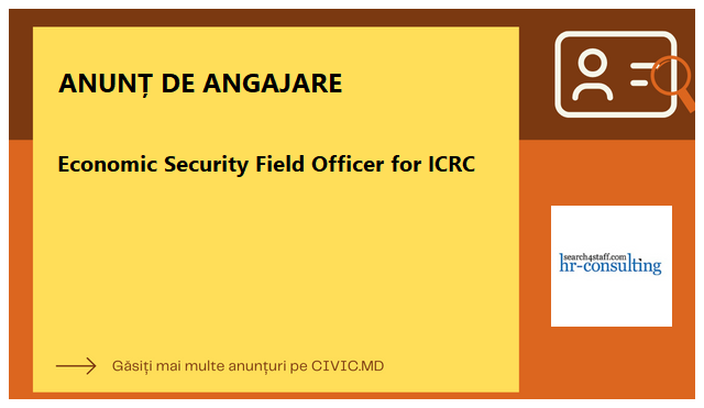 Economic Security Field Officer for ICRC