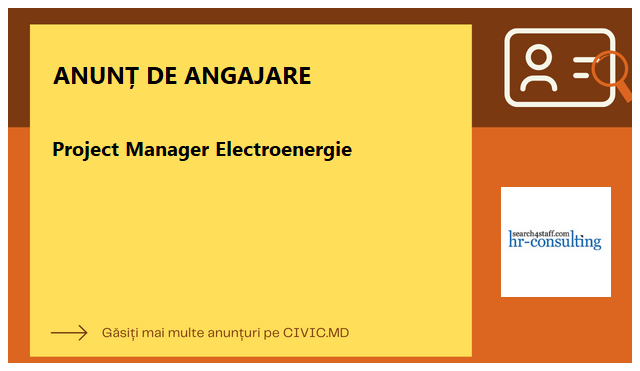 Project Manager Electroenergie