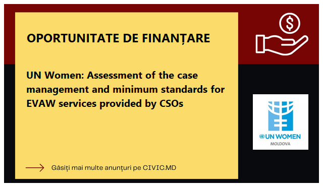 UN Women: Assessment of the case management and minimum standards for EVAW services provided by CSOs