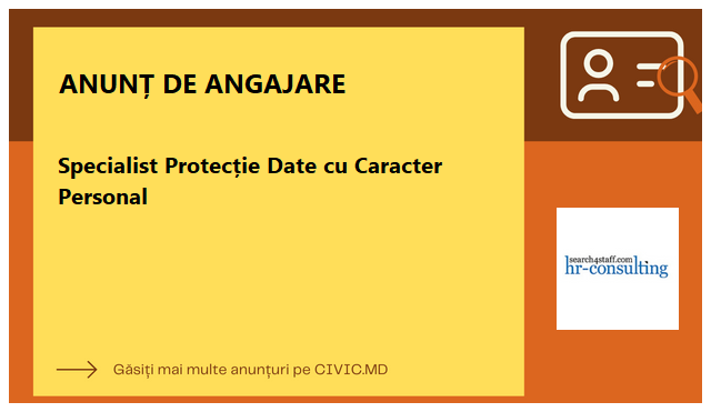 Specialist Protecție Date cu Caracter Personal