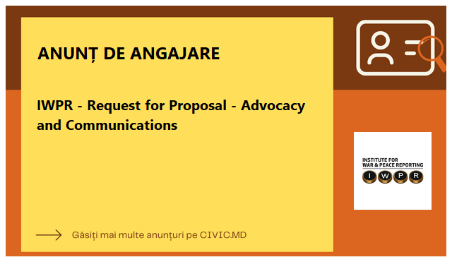 IWPR - Request for Proposal - Advocacy and Communications