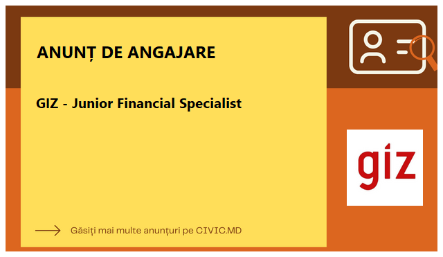 GIZ - Junior Financial Specialist