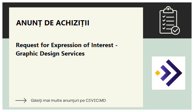 Request for Expression of Interest - Graphic Design Services