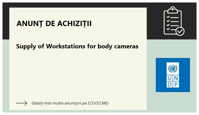 Supply of Workstations for body cameras