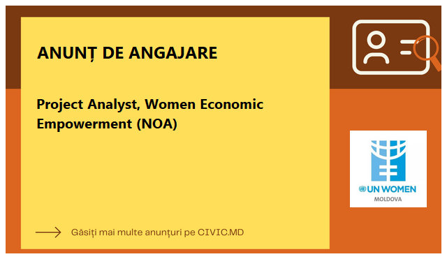 Project Analyst, Women Economic Empowerment (NOA)