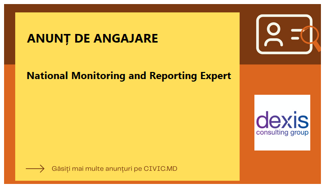 National Monitoring and Reporting Expert 