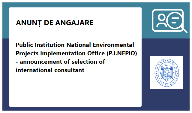 Oficiul Național de Implementare a Proiectelor în domeniul Mediului Oficiul Național de Implementare a Proiectelor în domeniul Mediului