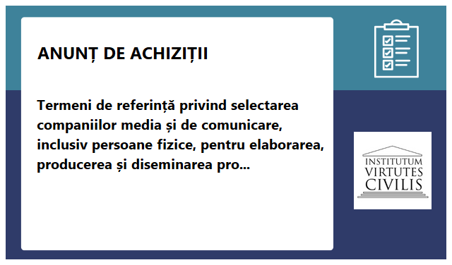 Asociația Obștească "Institutum Virtutes Civilis" Asociația Obștească "Institutum Virtutes Civilis"