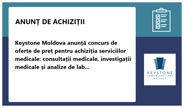 Keystone Human Services International Moldova