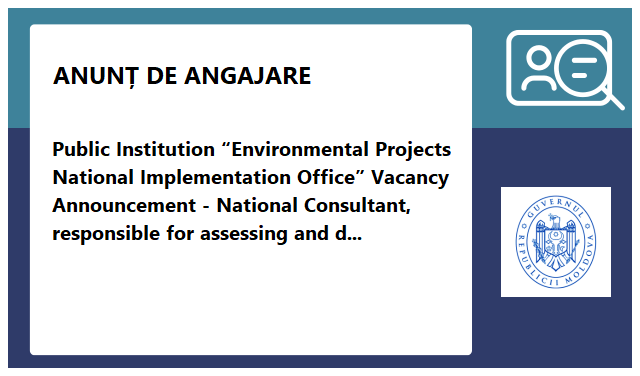 Oficiul Național de Implementare a Proiectelor în domeniul Mediului Oficiul Național de Implementare a Proiectelor în domeniul Mediului