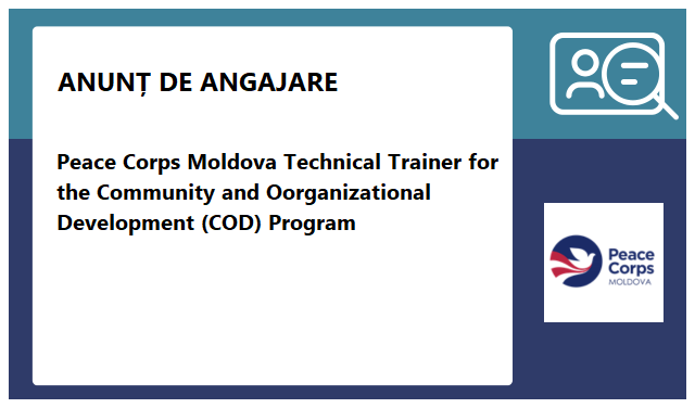 Corpul Pacii in Moldova Corpul Pacii in Moldova