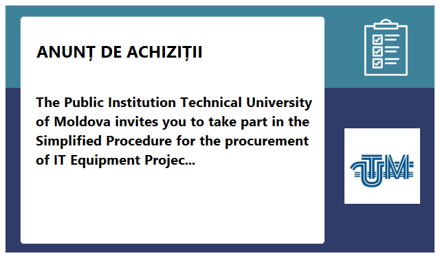 Universitatea Tehnica din Moldova (UTM) Universitatea Tehnica din Moldova (UTM)