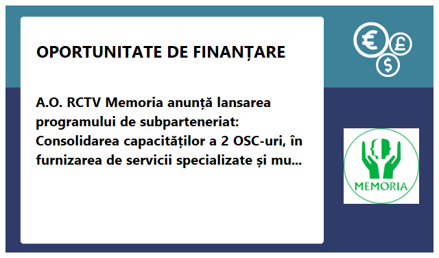 Centrul de Reabilitare a Victimelor Torturii „Memoria”