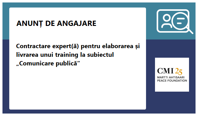 CMI - Martti Ahtisaari Peace Foundation