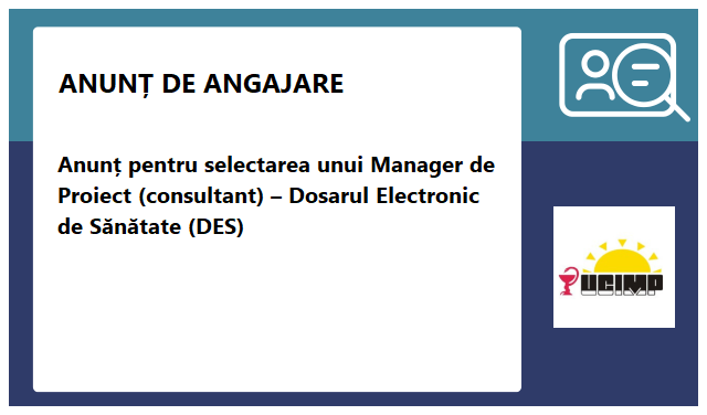 Unitatea de Coordonare, Implementare şi Monitorizare a Proiectelor în Domeniul Sănătăţii (UCIMP)
