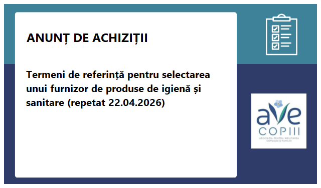 Asociaţia pentru Abilitarea Copilului şi Familiei AVE Copiii