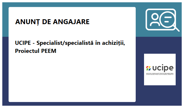 Unitatea Consolidată pentru Implementarea și Monitorizarea Proiectelor în domeniul Energeticii (UCIPE)