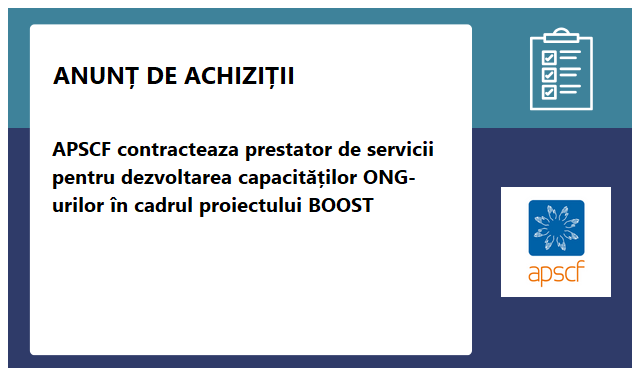 Alianța ONG-urilor active în domeniul Protecției Sociale a Copilului și Familiei (APSCF)