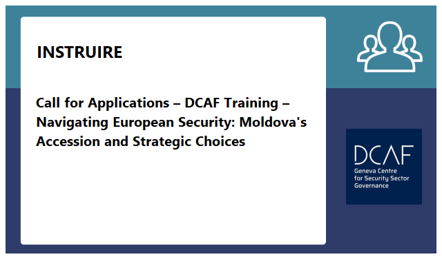 Centrul de la Geneva pentru Guvernarea Sectorului de Securitate (DCAF) 