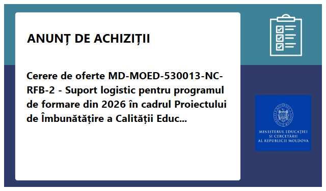 Ministerul Educației și Cercetării Ministerul Educației și Cercetării