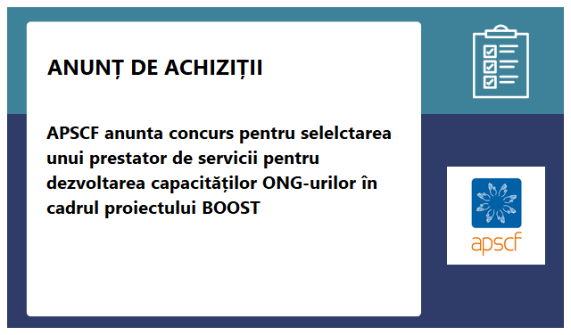 Alianța ONG-urilor active în domeniul Protecției Sociale a Copilului și Familiei (APSCF)