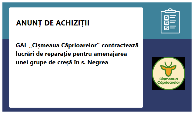 Asociația Grupul de Acțiune Locală "Cișmeaua Căprioarelor"