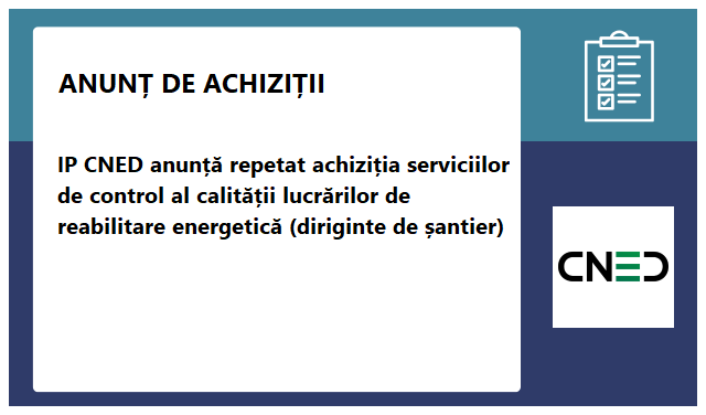 Centrul Național pentru Energie Durabilă (CNED) Centrul Național pentru Energie Durabilă (CNED)