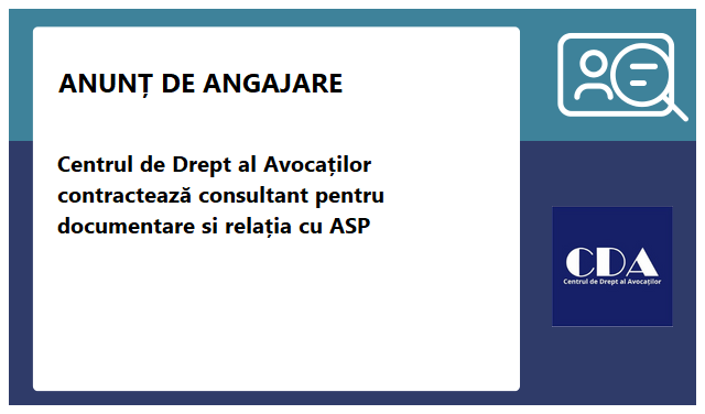 Centrul de Drept al Avocatilor Centrul de Drept al Avocatilor