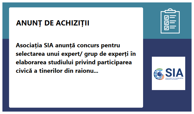 A.O. Asociația pentru Sustenabilitate, Incluziune și Acțiune (SIA)