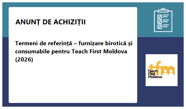 Teach First Moldova