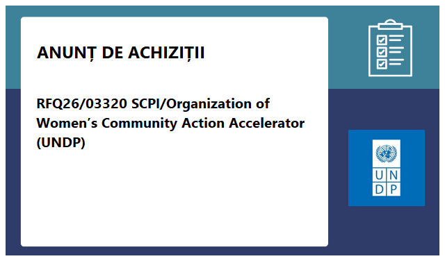 Programul Națiunilor Unite pentru Dezvoltare (PNUD/UNDP) Programul Națiunilor Unite pentru Dezvoltare (PNUD/UNDP)