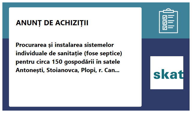 Centrul Moldo-Elvețian pentru Cooperare SKAT Centrul Moldo-Elvețian pentru Cooperare SKAT