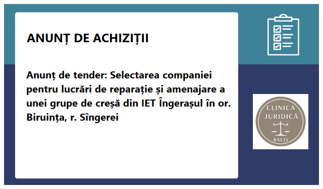 Clinica Juridică Bălți Clinica Juridică Bălți
