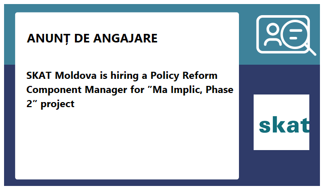 Centrul Moldo-Elvețian pentru Cooperare SKAT Centrul Moldo-Elvețian pentru Cooperare SKAT