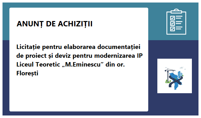 Oficiul Național pentru Dezvoltarea Infrastructurii Moldova-Proiect