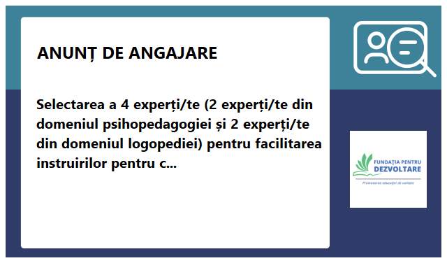 Fundația pentru Dezvoltare Fundația pentru Dezvoltare