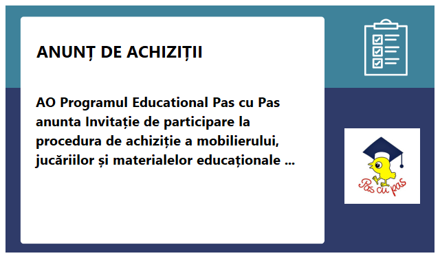 Programul Educațional Pas cu Pas Programul Educațional Pas cu Pas