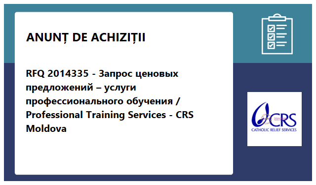 Catholic Relief Services Moldova