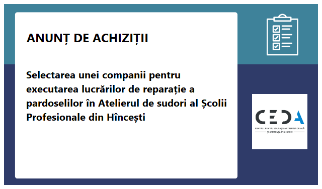 Centrul pentru Educație Antreprenorială și Asistență în Afaceri (CEDA)