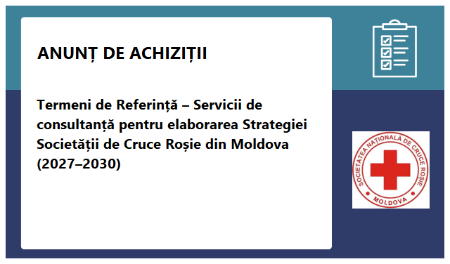 Societatea de Cruce Roșie Moldova Societatea de Cruce Roșie Moldova