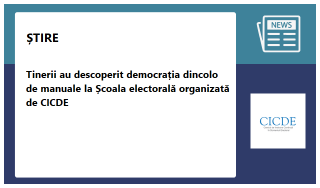 Centrul de Instruire Continuă în Domeniul Electoral (CICDE)
