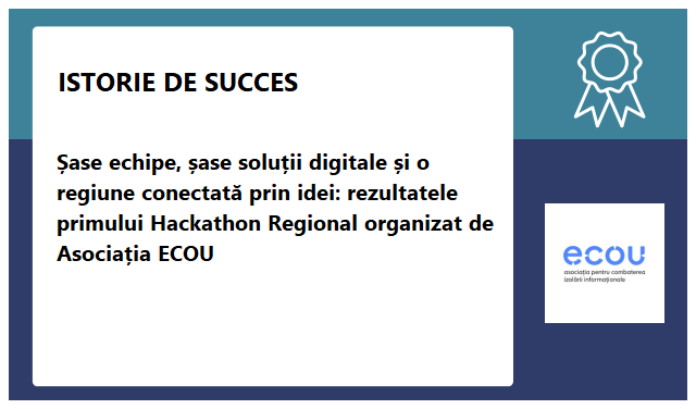 Asociația pentru Combaterea Izolării Informaționale ECOU Asociația pentru Combaterea Izolării Informaționale ECOU