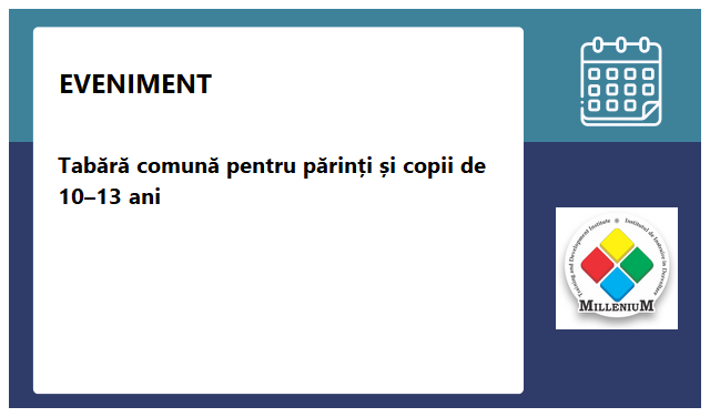 Institutul de Instruire în Dezvoltare “MilleniuM” Institutul de Instruire în Dezvoltare “MilleniuM”