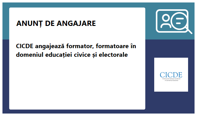 Centrul de Instruire Continuă în Domeniul Electoral (CICDE)