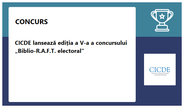 Centrul de Instruire Continuă în Domeniul Electoral (CICDE)