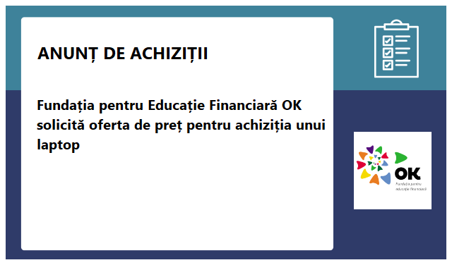 Fundația pentru educație financiară OK Fundația pentru educație financiară OK