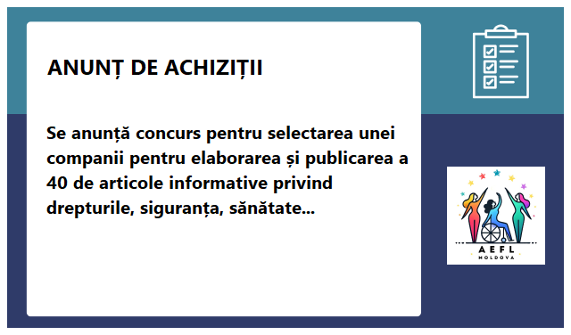 Asociația Antreprenorilor cu Dizabilități din Moldova (AEFL)